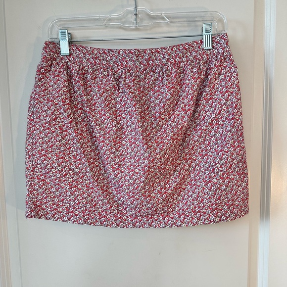 Jack Wills Ditzy Floral Cotton Button Up Patch Pockets Mini Skirt, Size 4 - Picture 6 of 9
